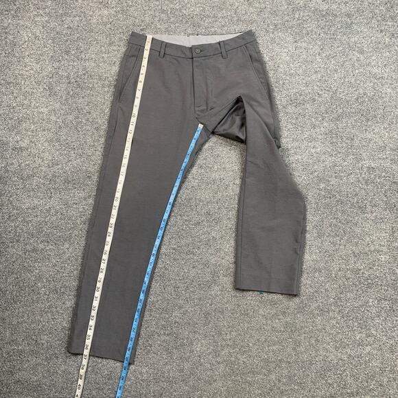 FootJoy Pants Mens 30 Grey Flat Front Golf Performance Lightweight Golf Chino FJ - Picture 8 of 14